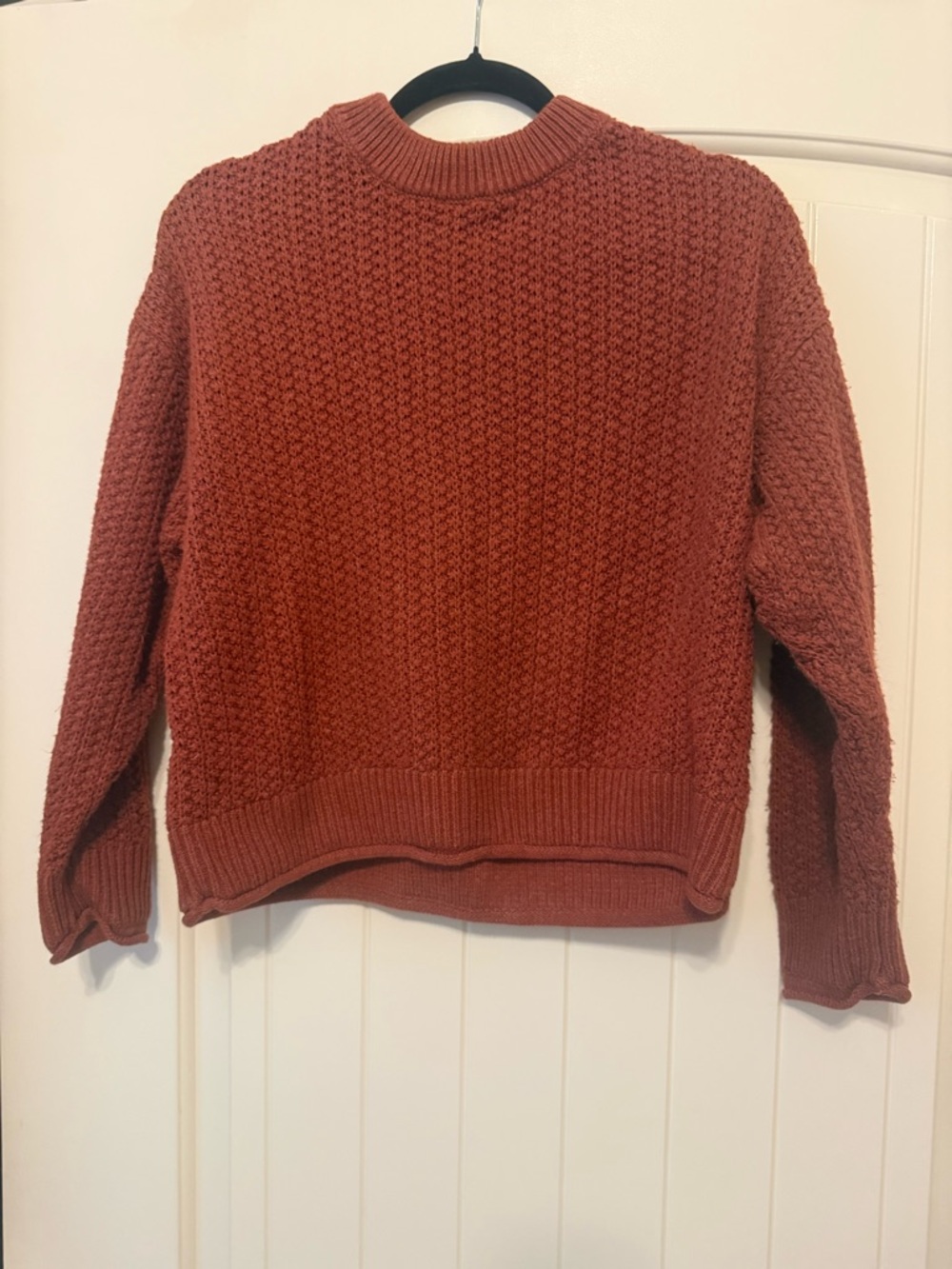 Universal Thread Women's Chunky Crewneck Sweater - Rust Brown